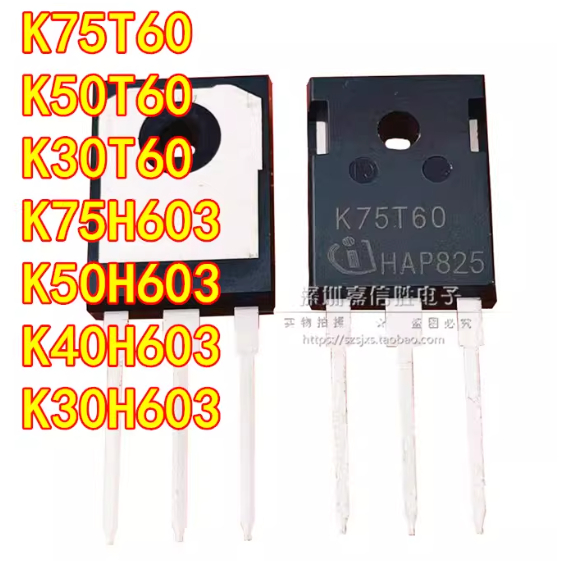 1-5PCS ใหม่ K30T60 K50T60 K75 T60 K75H603 K30H603 40H60 K50H603 IGBT MOS ทรานซิสเตอร์