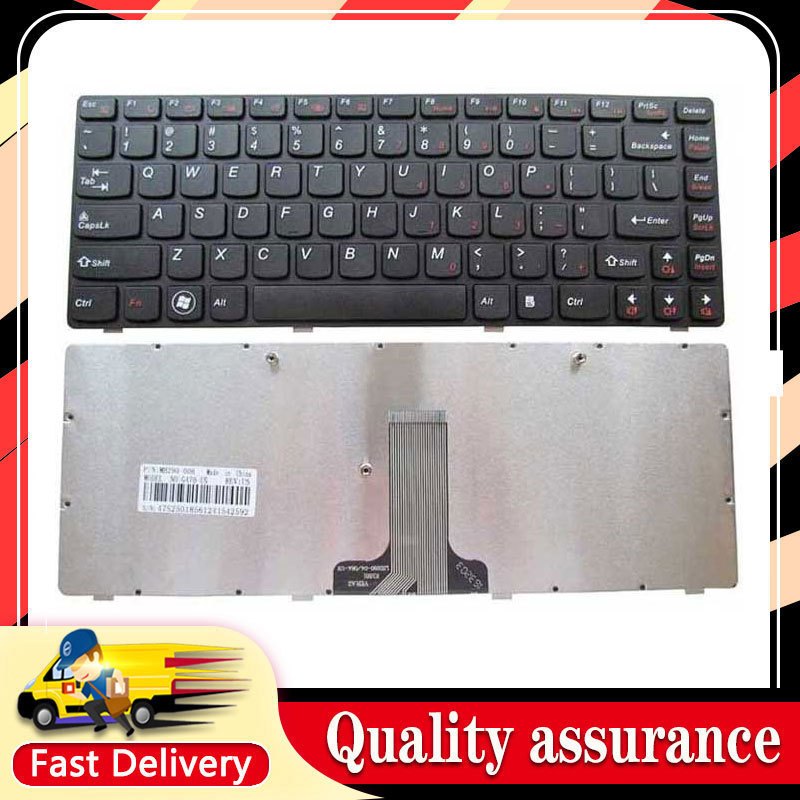 แป้นพิมพ์แล็ปท็อปใหม่สําหรับ Lenovo G470 V470 M495 M490 B490 B480 B475E B470 G475 แป้นพิมพ์โน้ตบุ๊ค
