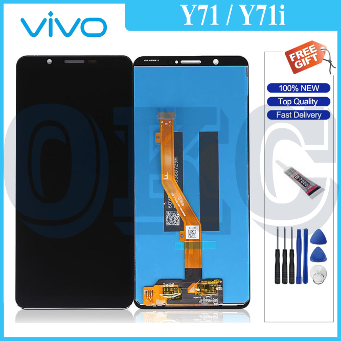 สําหรับ VIVO Y71 Y71i 1724 LCD กรอบจอแสดงผล Touch Screen Digitizer เปลี่ยน LCD