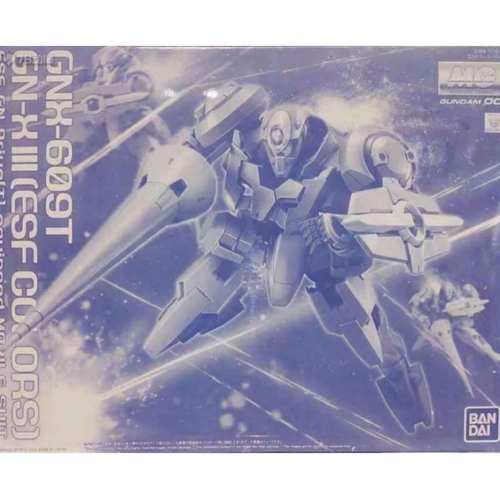BANDAI PB MG 1/100 ชุดมือถือ GUNDAM GNX-609T GN-X III 609T ESF COLORS