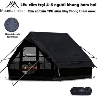 Lều cắm trại Glamping 4-6 người,Mountainhiker – khung bơm hơi-Chống Nước-SZK1337