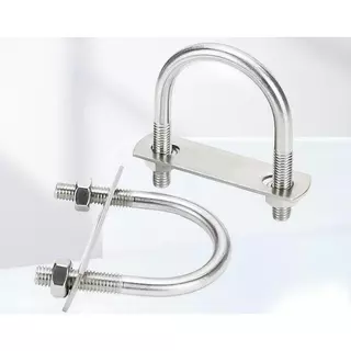 A & D 304 สแตนเลส U-Shaped Clamp U-Shaped Bolt สกรูท่อรหัส CLAMP คลิป Clamp ท่อ M6M8M10M12 การติดตั้งห้องครัวห้องน้ําท่อน้ํา, ชั้นท่อความร้อน Fixing/Workshop อุปกรณ์ท่อน้ํามัน, ท่อเกลียว/วิศวกรรมกลางแจ้งซัพพลายระบายน้ําตรวจสอบการติดตั้งสายไฟ