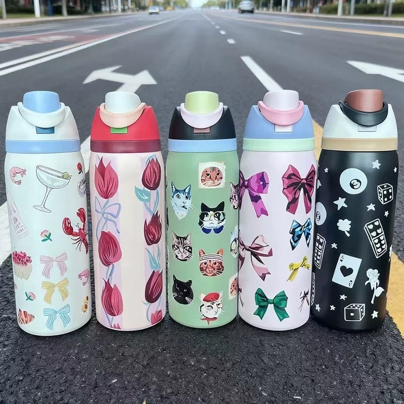 Owala tumbler Water Bottle Limited Edition Insulated Cup FreeSip Dual Drinking Mouth Sports bottle