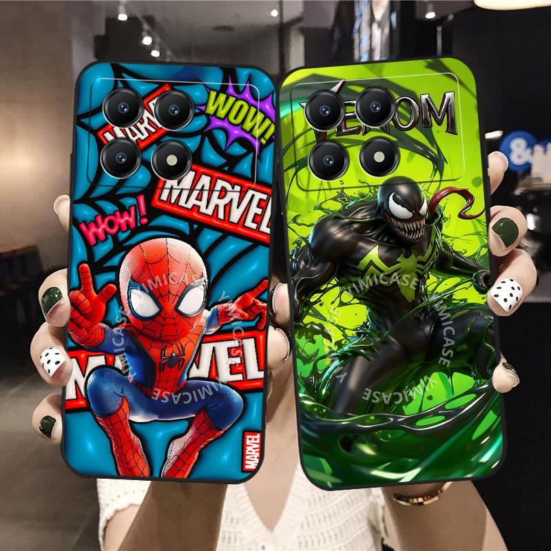 เคสสําหรับ XiaoMi POCO F8 F7 F6 F5 F4 F3 GT Pro Ultra Cover Spider Man Soft Case