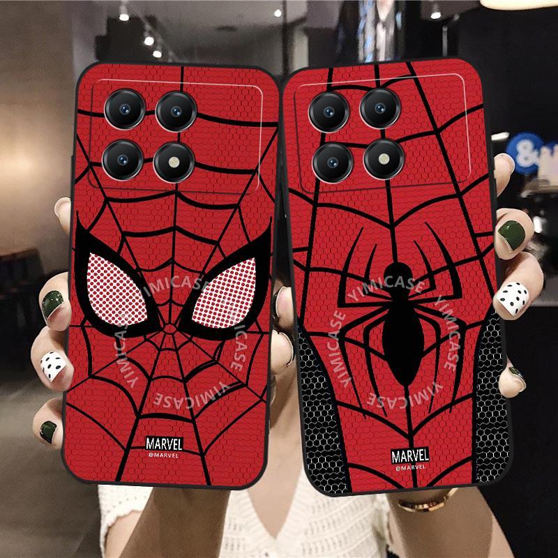 เคสสําหรับ XiaoMi POCO F8 F7 F6 F5 F4 F3 GT Pro Ultra Cover Spider Man Soft Case