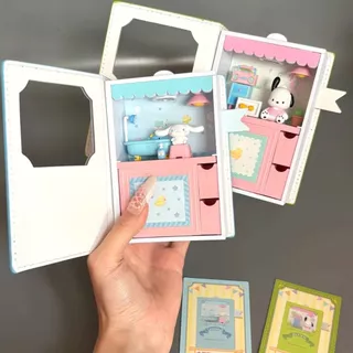 ของแท้ TOPTOY Sanrio Family Music Magic Book Series Mystery Box อินเทรนด์เล่นเดสก์ท็อปตกแต่งของขวัญวันเกิด