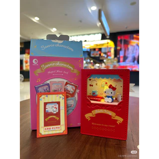 ของแท้ TOPTOY Sanrio Family Music Magic Book Series Mystery Box อินเทรนด์เล่นเดสก์ท็อปตกแต่งของขวัญวันเกิด