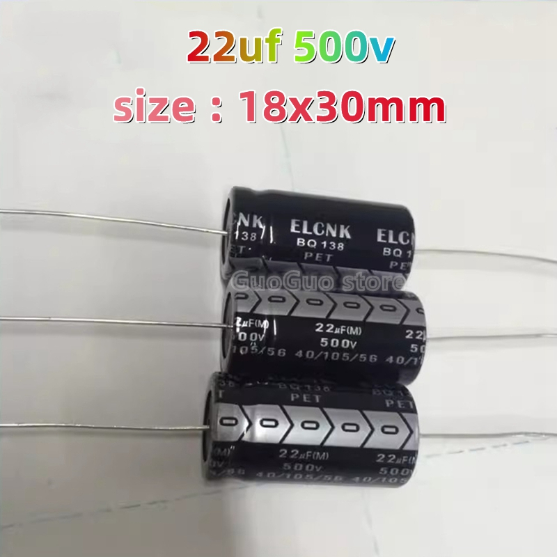 22UF 500V Axial 1pcs Electrolytic Capacitor 500v22uf 18x30 มม.ใหม่ pxb8