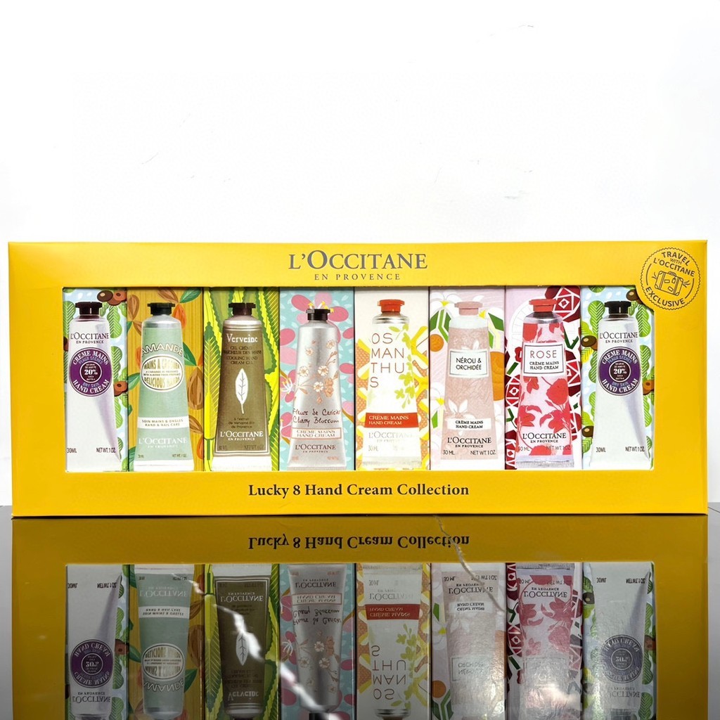 Win-Win L LOCCITANE Luky 8 Hand Cream Collection 8 x 30ml