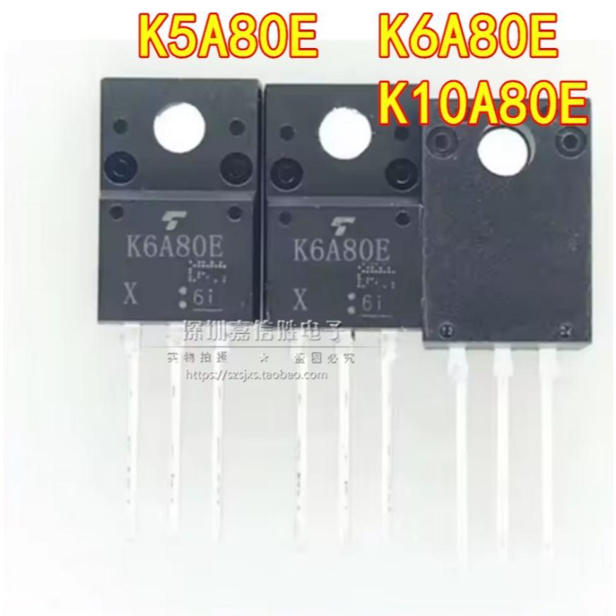 1-5PCS TK10A80E K6A80E K5A80E 800V TO-220F MOS Field Effect Tube