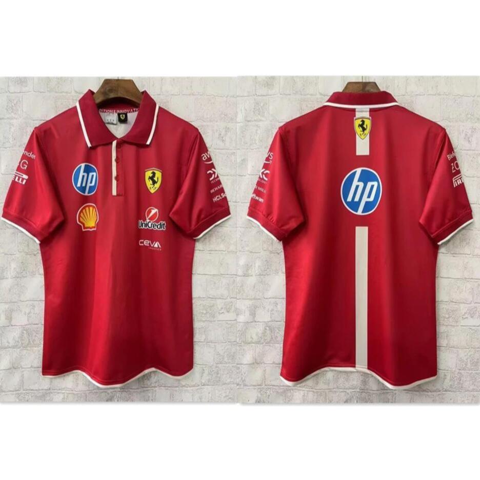 Scuderia Ferrari 2025 2026 f1 Team Polo เสื้อยืด Scuderia Ferrari Team Softshell Jacket ชุดกีฬาลําลอ