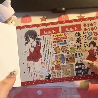 < โบราณน่ารัก > หนังสือสติกเกอร์อะนิเมะสติกเกอร์หนังสือส่วนขยาย ทําเอง วัสดุคู่มือเคสโทรศัพท์ถ้วยน้ําตกแต่งสติกเกอร์