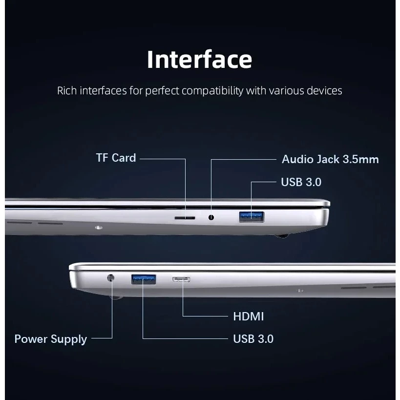 2026 ใหม่ Intel พับแล็ปท็อป 14.1 นิ้ว i7 7500U แล็ปท็อป 12GB 2TB SSD 1920x1080 ความละเอียดการศึกษาคอมพิวเตอร์สำนักงาน / Windows 11 Pro / แป้นพิมพ์ภาษาไทย thumbnail 8