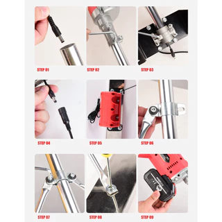 48V คอนกรีตไฟฟ้า Leveler เครื่องปาดปูน เครื่องปาดหน้าคอนกรีต เครื่องสั่นปาดหน้าคอนกรีต สะดวก ใช้งานด้วยแบตเตอรี่