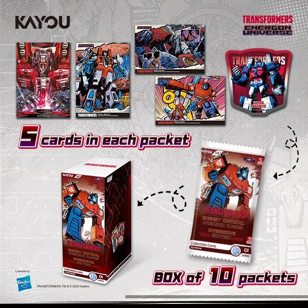 KAYOU Transformers-Energy Critical Premium Cards-Overdrive Edition-001A-SEA - TFM-KP-NLLJ-GZ-001A-SEA-SEA