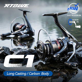 BEARKING RTBLUE C1 REEL 5.2:1 1000-4000 model Fishing Reel Spinning Reel 5+1BB Max 10KG Universal water area