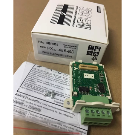 FX3U บอร์ดขยายการสื่อสาร PLC FX3U-422-BD Ling FX3U-232-BD/FX3U-485-BD