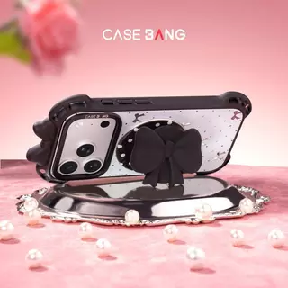 CASEBANG 3D Magnetic Pop Grip-Ballet Bow Series, ขาตั้งแบบบางและหลายมุม, เข้ากันได้กับ iPhone 12–17