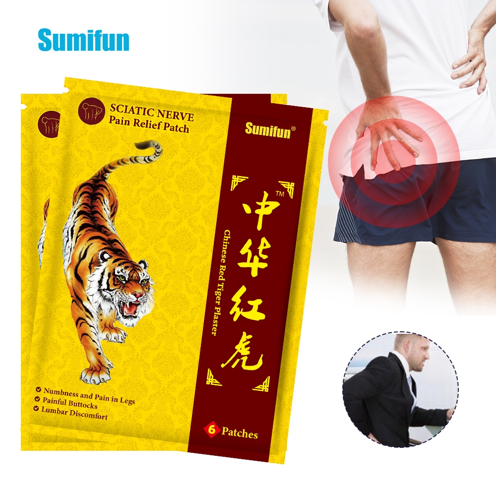 6 ชิ้น Sumifun Hip Comfort Patch ปลอบประโลมการดูแลสุขภาพร่างกาย