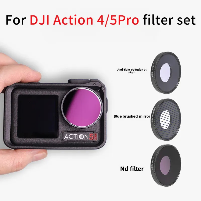 เหมาะสําหรับ DJI Action 4/5Pro Filter UV Protection CPL Polarizing ND ND Filter อุปกรณ์เสริม