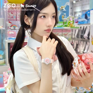 ZGO x Sanrio Kuromi นาฬิกาสำหรับเด็ก สไตล์เด็กผู้หญิง กันน้ํา สาวของขวัญกล่อง 337