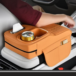 Toyota รถที่วางแขนกล่องความสูง pad มัลติฟังก์ชั่นกล่องกระดาษทิชชูสูงและต่ําสไตล์ VIos Yaris Corolla Cross Veloz CHR Avanza Fortuner Rush Innova raize Rav4 GR Sport