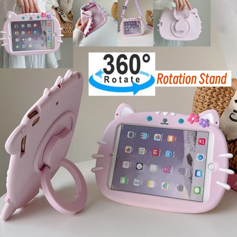 สําหรับ Lenovo Idea Tab Plus 12.1 2025 TB361FU ปลอกเด็กปลอดภัยการ์ตูน 3D ซิลิโคนอ่อนนุ่มกรณีแท็บเล็ต