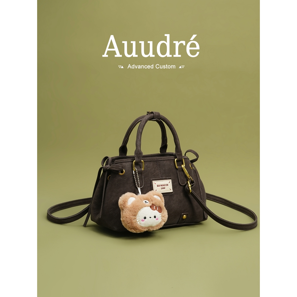 Auudre Niche Retro Handbag Womens Commuter Cross-body Small Bag