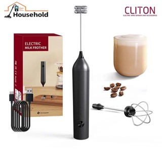 🔥จัดส่งรวดเร็ว🔥Cliton เครื่องตีฟองนมไฟฟ้า เครื่องตีฟองนมแบบพ…