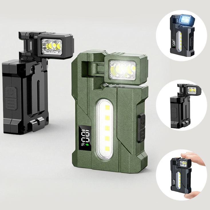 COB EDC ไฟฉายไฟทํางานรถยนต์ไฟตั้งแคมป์แบบพกพา LED แม่เหล็กแบบชาร์จไฟได้ Type-C WUBEN G5ไฟแคมป์ปิ้ง