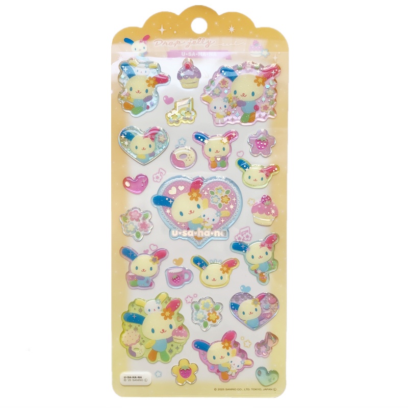 น่ารัก Usahana สติกเกอร์แผ่นซีลการ์ตูนอะนิเมะ Kawaii Scrapbooking สติกเกอร์ Scrapbooking Travel Case