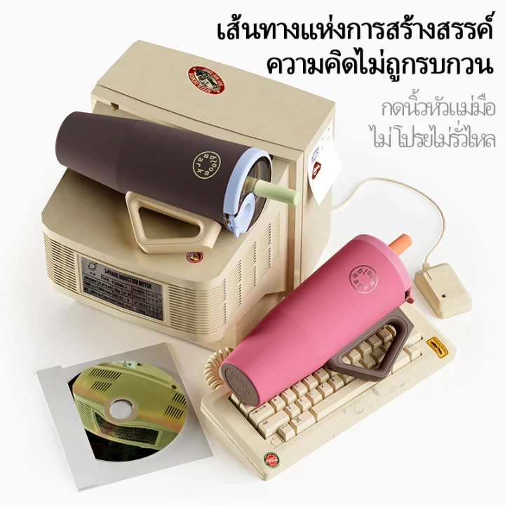 BLOOMMARK 1100มล ความจุขนาดใหญ่ถ้วยน้ําแข็งกระติกน้ําร้อนถ้วย 316ล สแตนเลสฟิตเนสถ้วยน้ําในรถฟางเย็นเก็บขวดน้ํากลางแจ้งกีฬา thumbnail 5