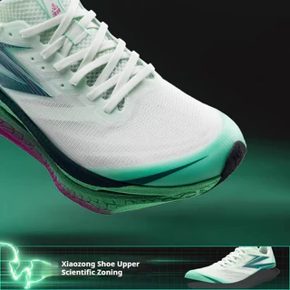 【361 Degrees】Flame 4 ET│ผู้ชายผู้หญิงรองเท้าวิ่ง Breathable Anti-slip ทนทาน 672612223