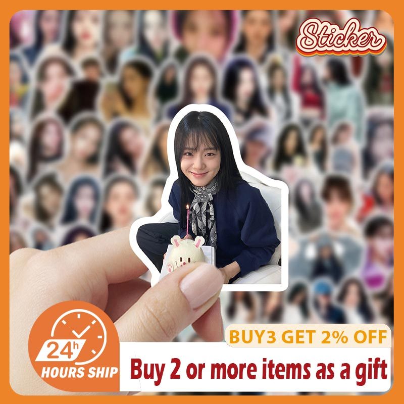 103 ชิ้นเกาหลี K-pop Idol Jisoo สติกเกอร์ DIY โทรศัพท์ถ้วยน้ําแล็ปท็อปจักรยานกีตาร์ Decals พัดลมของข