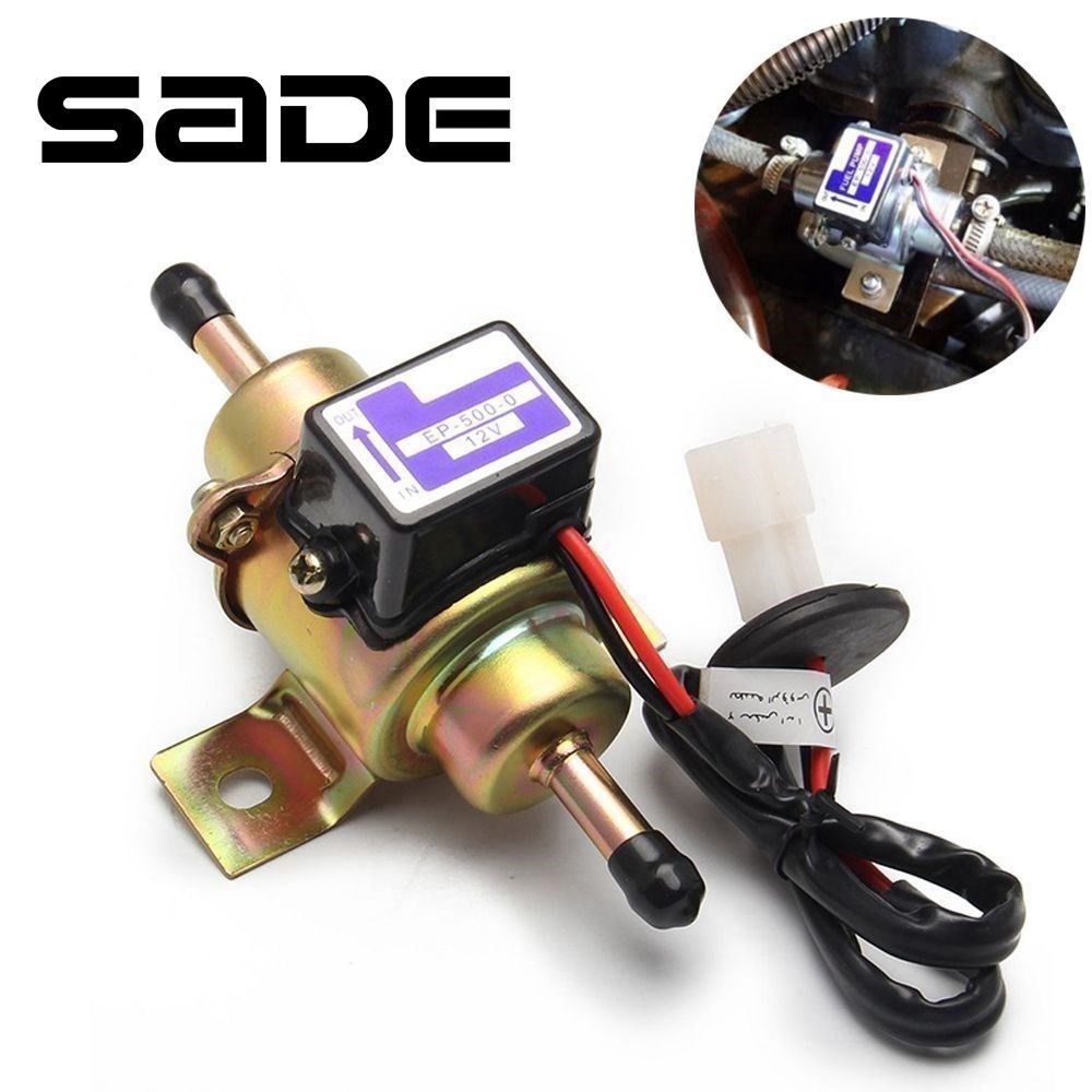 SADE 12V ปั๊มเชื้อเพลิงรถจักรยานยนต์รถยนต์ EP-500-0 035000-0460 12585-52030 Diesel Gasoline Pertrol Case Universal EP500 FP-1010-G