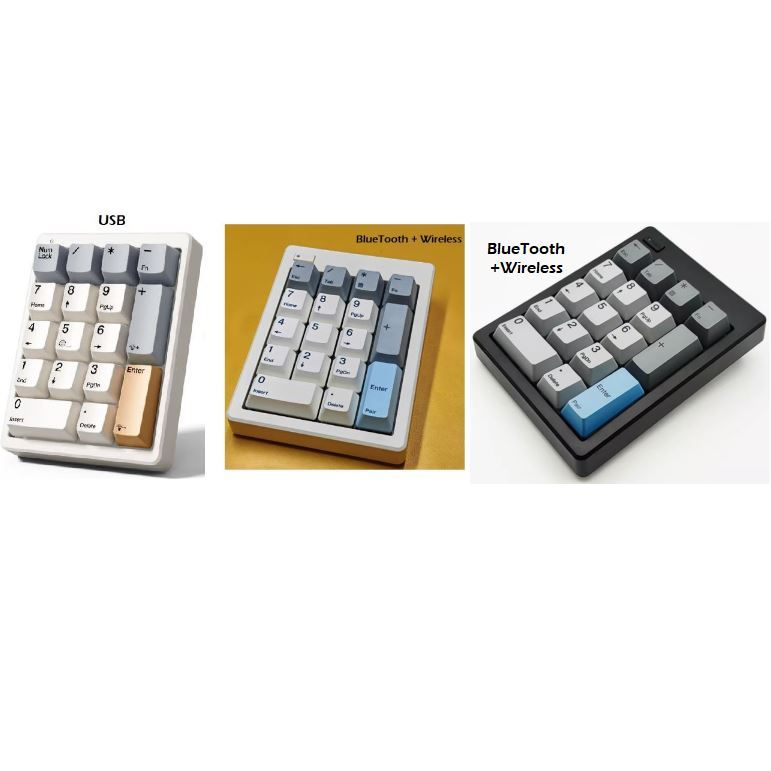 MagicForce MF17 แป้นตัวเลข 17 คีย์ แป้นตัวเลขแบบกลไก ไฟหลังสีขาว