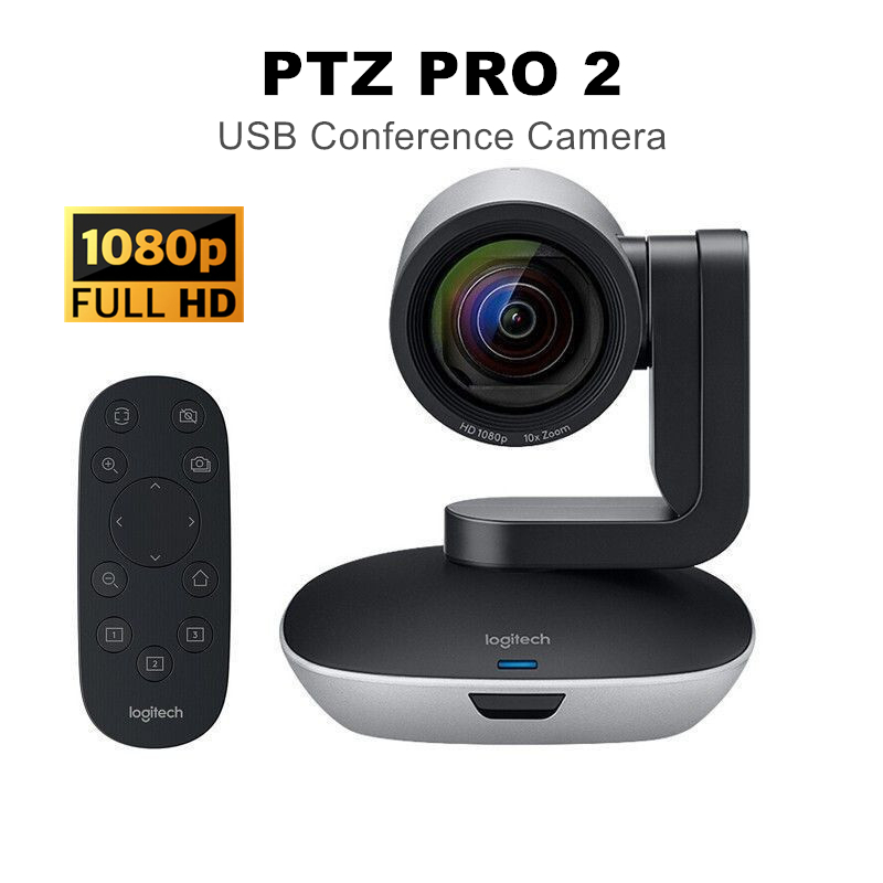 LOGI PTZ PRO 2 CC2900ep เว็บแคม USB กล้องการประชุมทางวิดีโอ Full HD 1080P