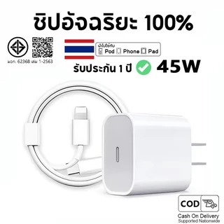 ชุดชาร์จ PD 45W สายชาร์จ Type C to L หัวชาร์จเร็ว Fast Charger สำหรับ i5-17 PRO MAX