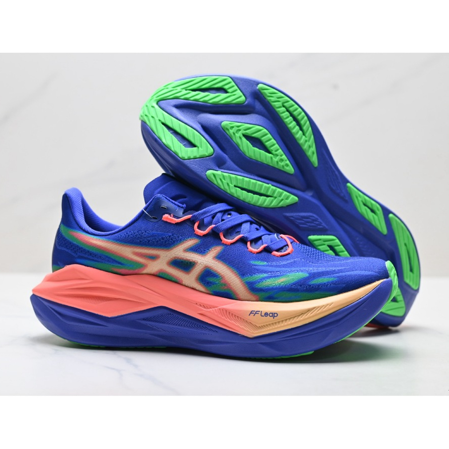 ASICS MEGABLAST ASICS รองเท้าวิ่งกีฬาผูกเชือกน้ําหนักเบาระบายอากาศได้สบาย ๆ