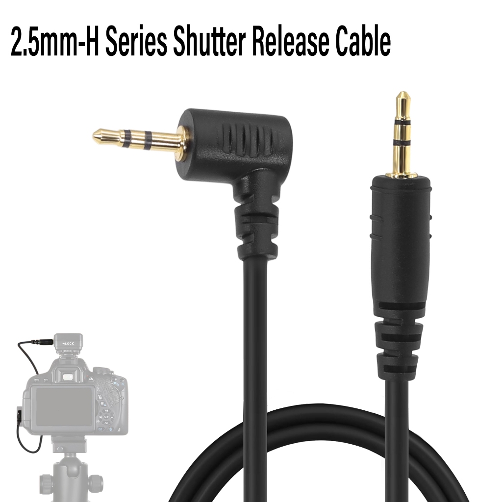 2.5 มม.-H/3.5 มม.-H สายเคเบิลรีโมทคอนโทรลชัตเตอร์สําหรับ Hasselblad H2F,H3DII-50,H3D,H4D,H5D-40,H5D-