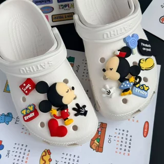 จิวรองเท้าลายสัตว์การ์ตูนคลาสสิก แบบ DIY วัสดุซิลิโคนนุ่ม ใส่ได้ทั้งเด็กและผู้ใหญ่ ใช้เป็นของขวัญได้