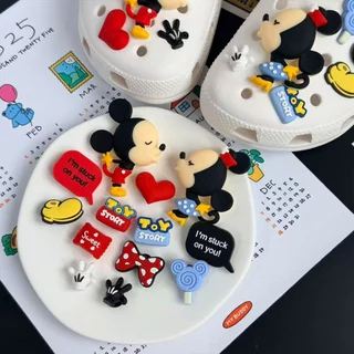 จิวรองเท้าลายสัตว์การ์ตูนคลาสสิก แบบ DIY วัสดุซิลิโคนนุ่ม ใส่ได้ทั้งเด็กและผู้ใหญ่ ใช้เป็นของขวัญได้