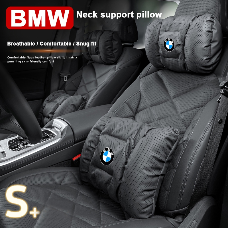 Advanced Sensory Bubble Cotton Car Headrest Anti-Stain หนังคอหมอนและเบาะเอวสําหรับ BMW Z4 E89 E85 X5