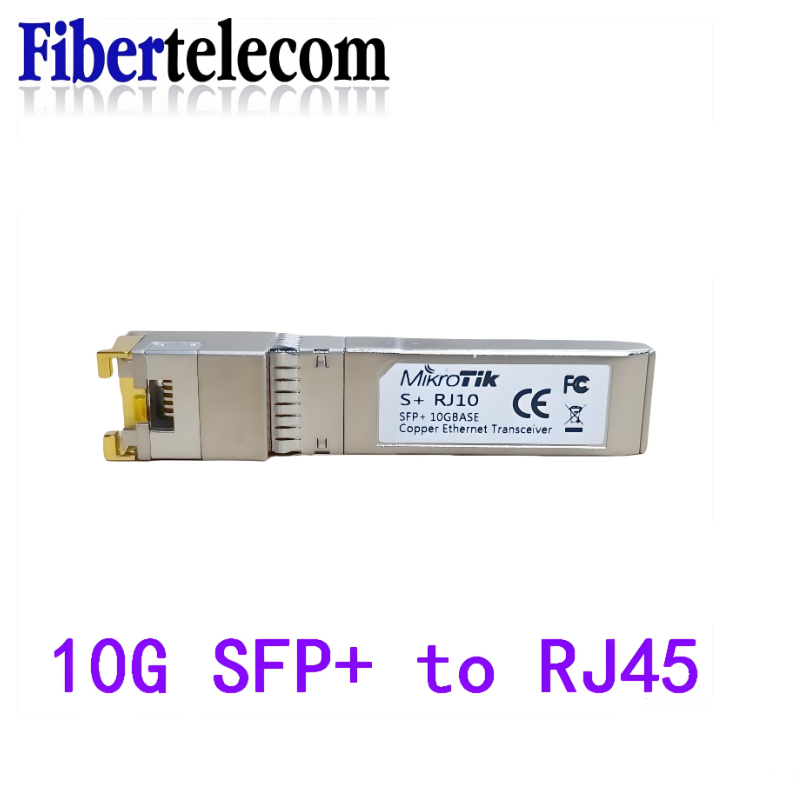 Mikrotik โมดูลรับส่งสัญญาณทองแดง 10G SFP เป็น RJ45 SFP