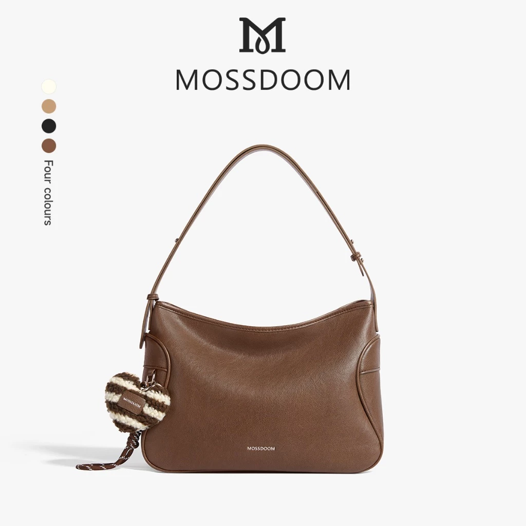MOSSDOOM Alvida Bag กระเป๋าสะพายไหล่ที่เรียบง่าย หรูหรา และประณีต