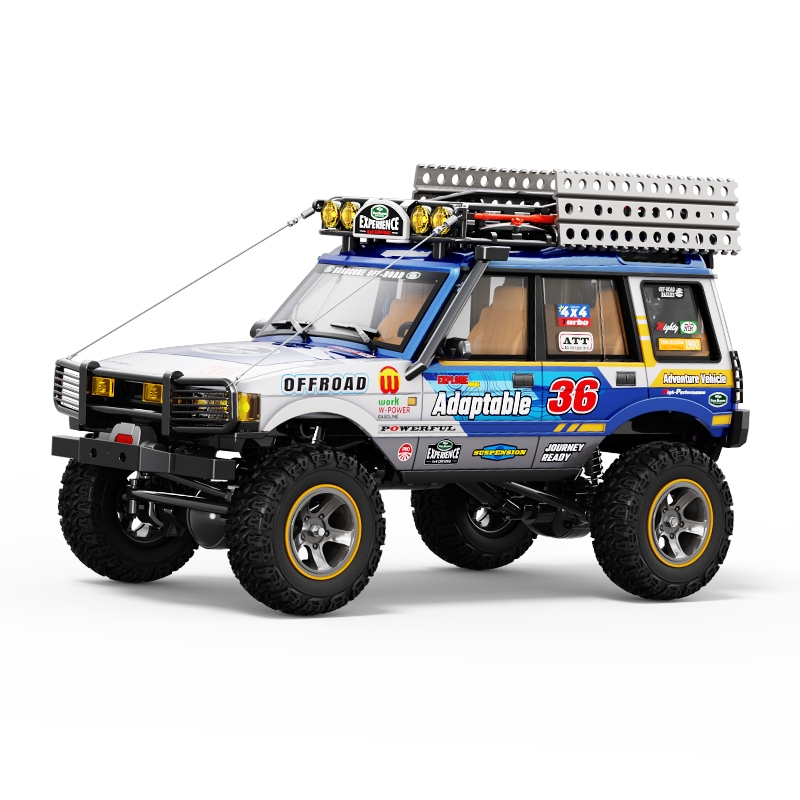 JXC LR1801 1/18 4WD RC Crawler พร้อมเกียร์เชิงกล 3 สปีดรถออฟโรดแสงเต็มรูปแบบ