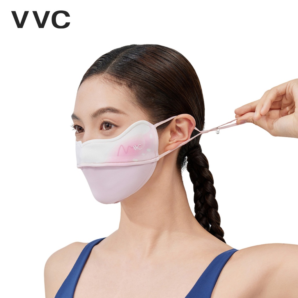 VVC หน้ากากกันแดดเด็ก UPF50+ ลายการ์ตูนสำหรับฤดูร้อน