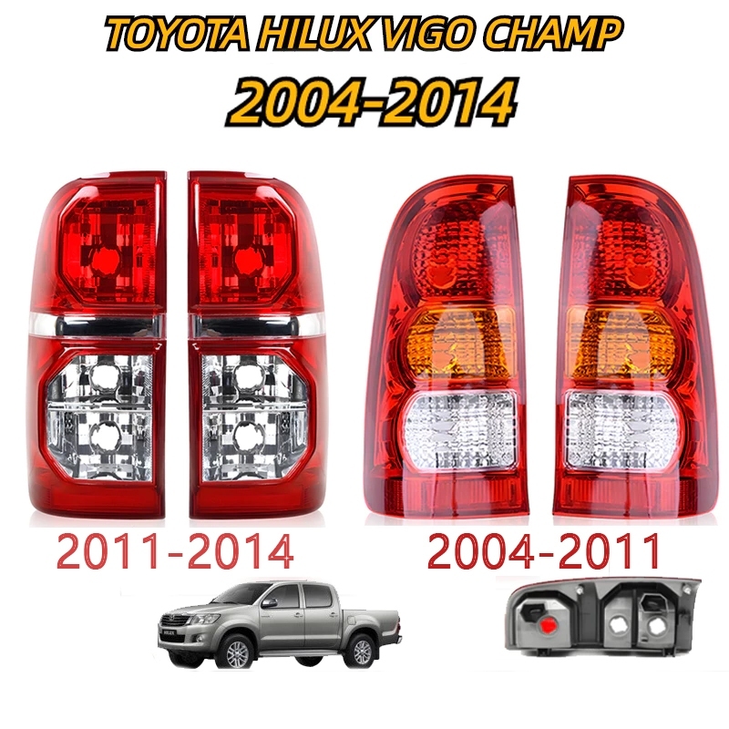 เสื้อไฟท้าย ไฟท้าย โตโยต้า วีโก้ แชมป์ 2011-2014 TOYOTA HILUX VIGO ฟังก์ชั่นไฟท้าย CHAMP วีโก้ แชม ตราเพชร ไดมอนด์ Diamond