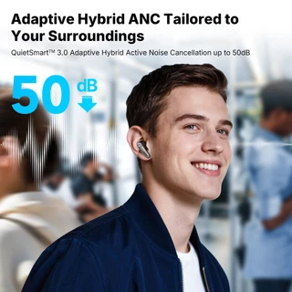 EarFun Air Pro 4+ (4 plus) Adaptive Noise Cancelling หูฟังไร้สาย, aptX Lossless,6 Mics AI Clear Call