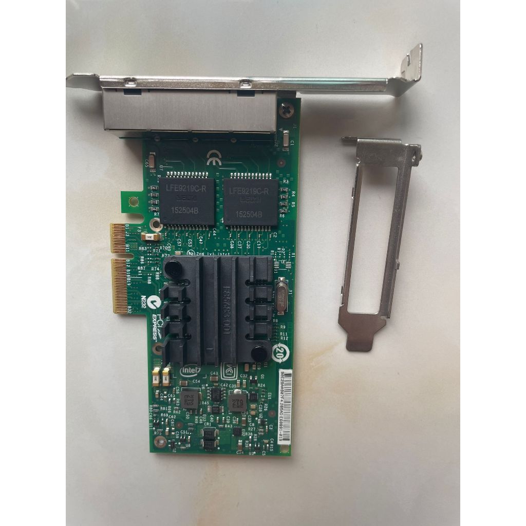 [สต๊อกพร้อม] intel E1G44HT I340T4 intel82580EB ชิปหลักสี่พอร์ต 1G การ์ดเครือข่ายเซิร์ฟเวอร์การ์ดเครื